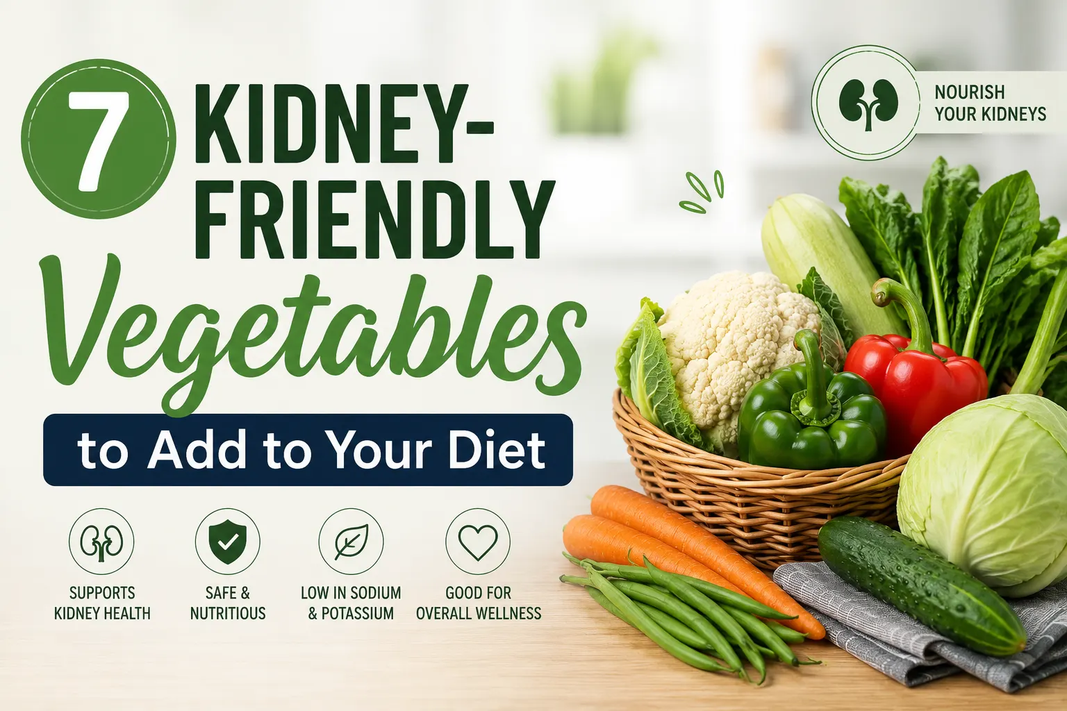 7 Kidney-Friendly Vegetables to Add to Your Diet